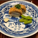 竹屋町 三多 - 鱧すし 枝豆