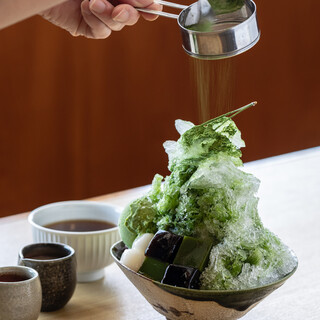 ◎Ice in the summer. Limited Sweets made with luxurious matcha carefully selected by tea masters