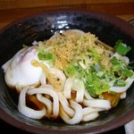 讃岐うどん なかざわ家 - 温玉ぶっかけ