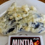 栄美うどん - 茄子天80円　※結構でかい