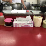 ラーメン 杉田家 - 薬味たち