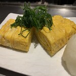 Homemade Kyoto-Dashimaki tamago (rolled Japanese style omelette)