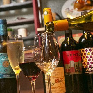 We offer a wide variety of lineups, mainly wine.