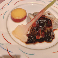 別邸 竹の庵 銀座3丁目店 - 
                      えぼ鯛の塩焼き~赤味噌ソース~