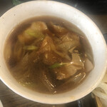 麦屋 - このつけ汁も美味い