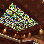 水信フルーツパーラー - 天井の装飾も素敵ね。