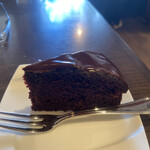 楓珈琲 - 付け合せのガトーショコラ