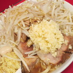 ラーメン二郎 - ラーメン小＋ニンニク多め＋ショウガ半分