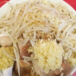 ラーメン二郎 - ラーメン小＋ニンニク多め＋ショウガ半分