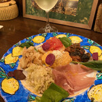 ニジイロ アルコバレーノ - 前菜盛り合わせ　600円