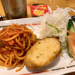 コメダ珈琲店 - アイスコーヒー　¥450
            特製太麺のスパゲッティ　＋¥770