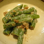 みかく - インゲンの胡麻和え