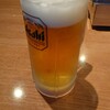 北上ホルモン店 - 生ビール（中）