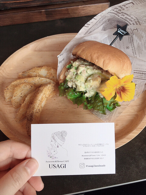 Accessory Flower Cafe Usagi アクセサリーアンドフラワー カフェ ウサギ 水戸 カフェ 食べログ