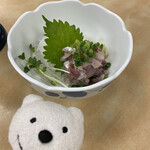 Sakagura Otakou - あじたたき Finely Chopped Horse Mackerel Sashimi at Sakagura Otako, Chuo！♪☆(*^o^*)