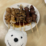 酒蔵お太幸 - やきとり若どり Chick Meat Yakitori, Pork Tripe, Liver Skewers at Sakagura Otako, Chuo！♪☆(*^o^*)