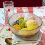 イノダコーヒ 本店 - マロンクリームあんみつ豆