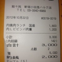 叙々苑 新宿小田急ハルク店 - 