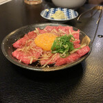 京松蘭 - 和風ユッケ最高！