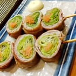 焼き鳥 ばかちん - レタス巻
