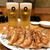 大阪王 - 焼餃子 6個 ×3 と 生ビール×2