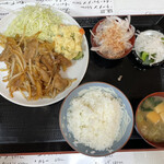 Suehiro Shiyokudou - しょうが焼き定食