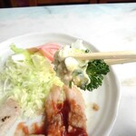 Tonkatsu Marumi - パセリも食べます
