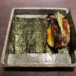 Shin - 鰻　フォアグラ　マンゴー　べったら漬け　粟麩　愛知県三河産焼き海苔　芽葱