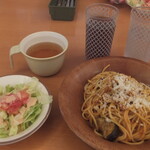 サイゼリヤ - ナスのミートソーススパゲッティ