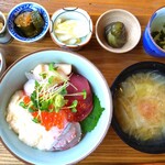 ミハラ キッチン - ■海鮮とろろ丼定食