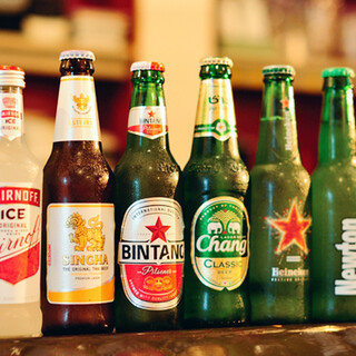All 9 types of beer from around the world! Choose your favorite drink from a diverse lineup♪