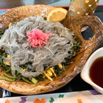 カフェあおい - 生しらすと生わかめ麺のヘルシー丼