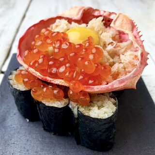 Our proud "kiwami Sushi" that you can't find at ordinary Sushi restaurants