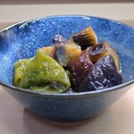 家庭料理 小川 - なす・万願寺ししとう