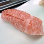 一鮨 - 天然生本マグロ　大トロ