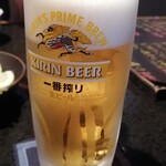 海幸 - キリン一番搾り 生ビール(ジョッキ/490円)