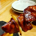 焼き鳥 ばかちん - 新しいスマホのカメラ慣れないの