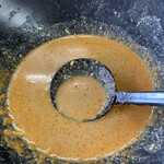 麺処 ごまや - このタレは塩味も強く、辛いので、完飲はせず。