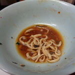 ラーメン二郎 - 麺丼の底にポン酢