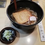 和乃家 - きつねうどん￥650　バードアイアングル