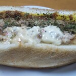 わ楽 - メンチカツサンド(タルタルソース❤️)