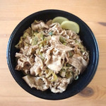 伝説のすた丼屋 - すた丼（肉増し）