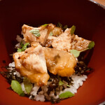 焼鳥YAMATO - 地鶏の蒲焼風御飯