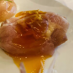 焼鳥YAMATO - 南薩摩種鶏の色々なお刺身 生とうがらしとポン酢で