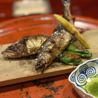 草喰 なかひがし - 鮎塩焼き