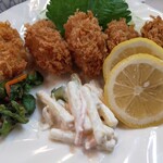 御食事処 SKY - カキフライ定食、揚げたて！美味しい！