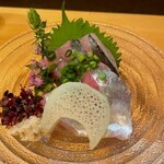 季節料理 よし野 - アジ刺身