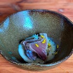 michiと絲 - 焼きナスとカツオ