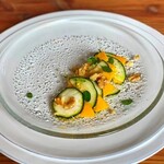 michiと絲 - ズッキーニよコリンキーのサラダ