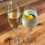 michiと絲 - スパークリングワイン＆よもぎと檸檬のスパークリング